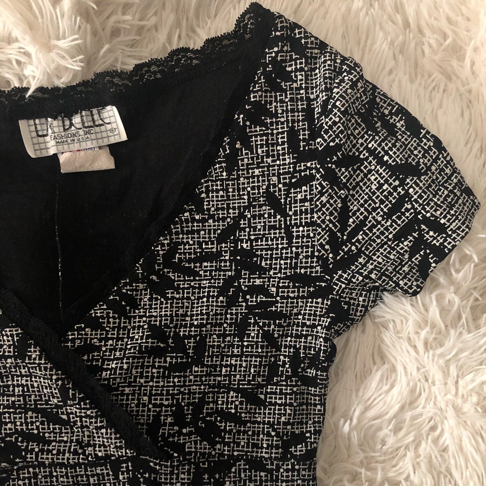 Vintage 90’s dress petite print ultra-slim fit